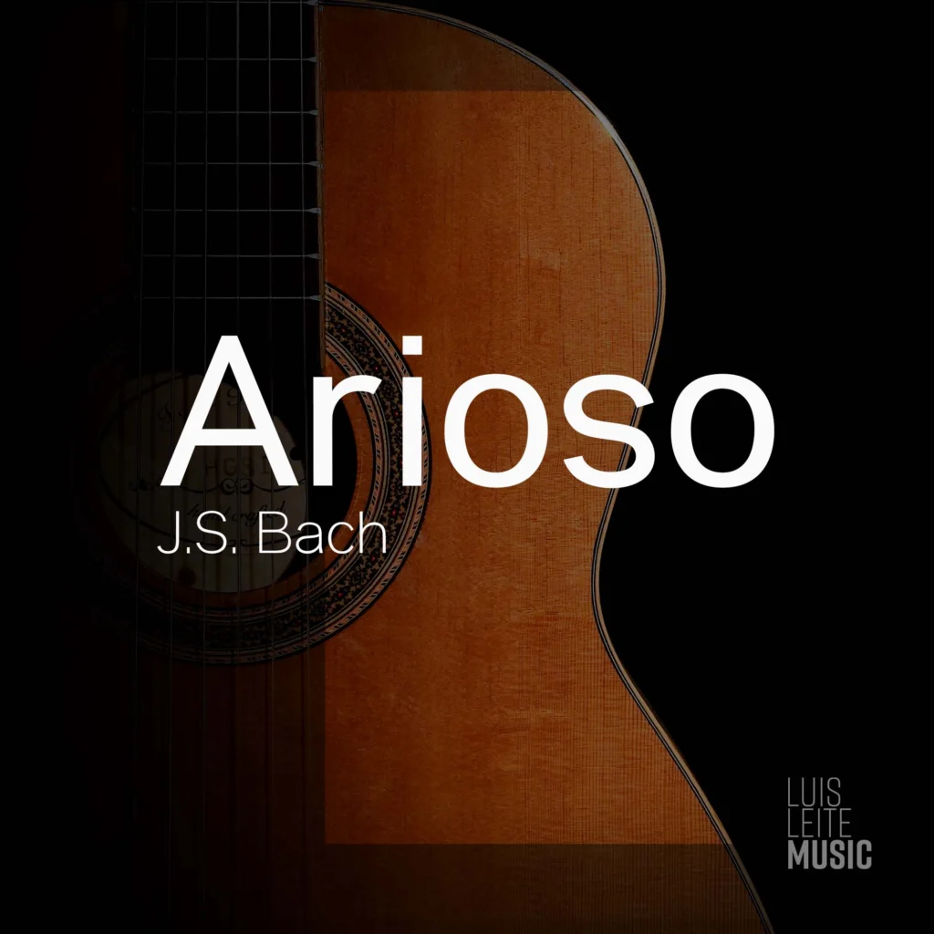 Arioso, capa da partitura, edição Luis Leite