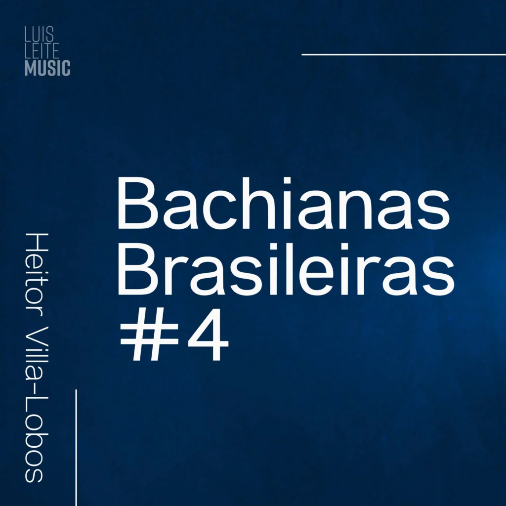 Bachianas Brasileiras #4, capa da partitura, edição Luis Leite
