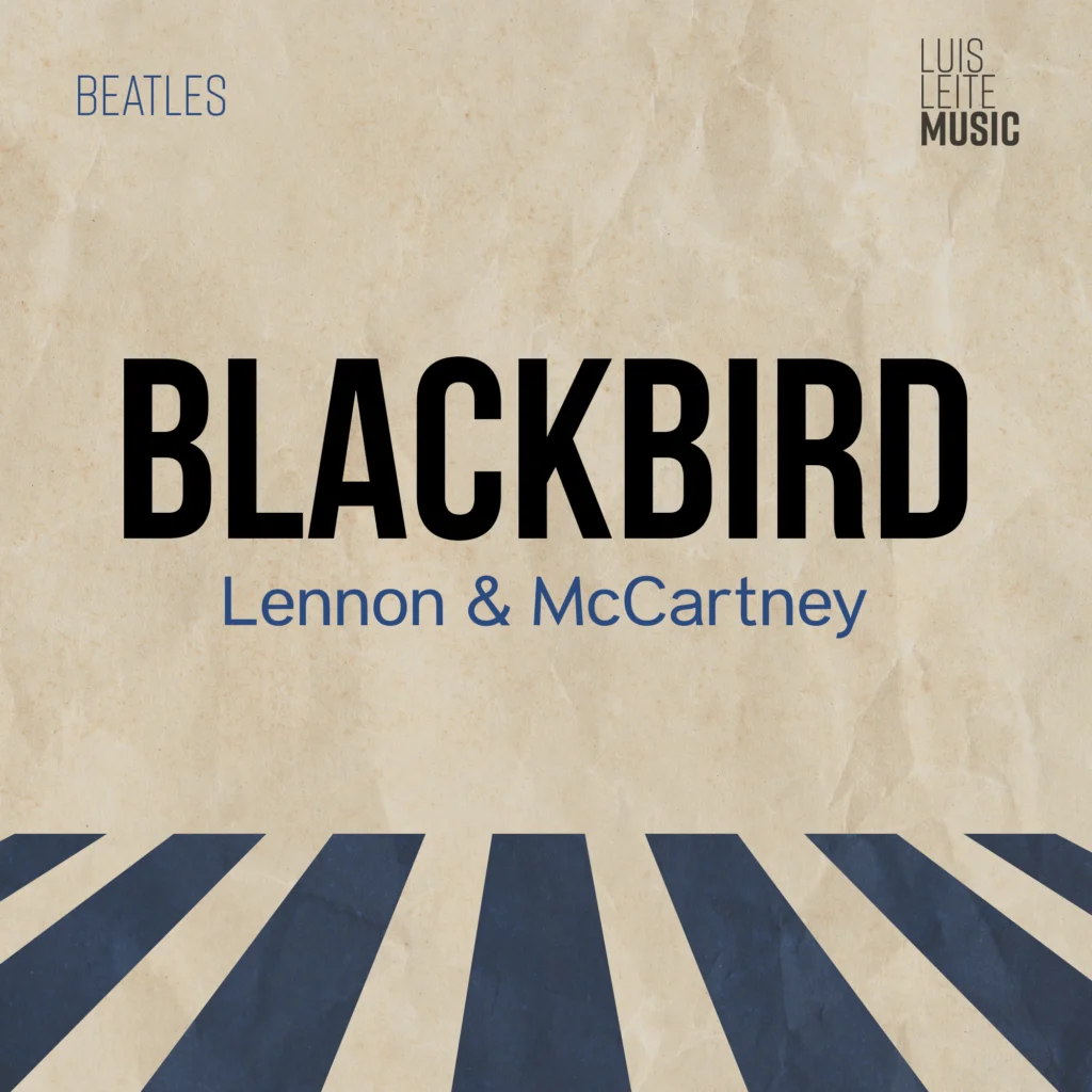 Blackbird, capa da partitura, edição Luis Leite