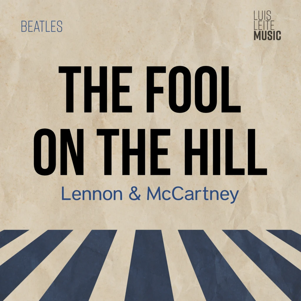 The Fool on the Hill, capa da partitura, edição Luis Leite