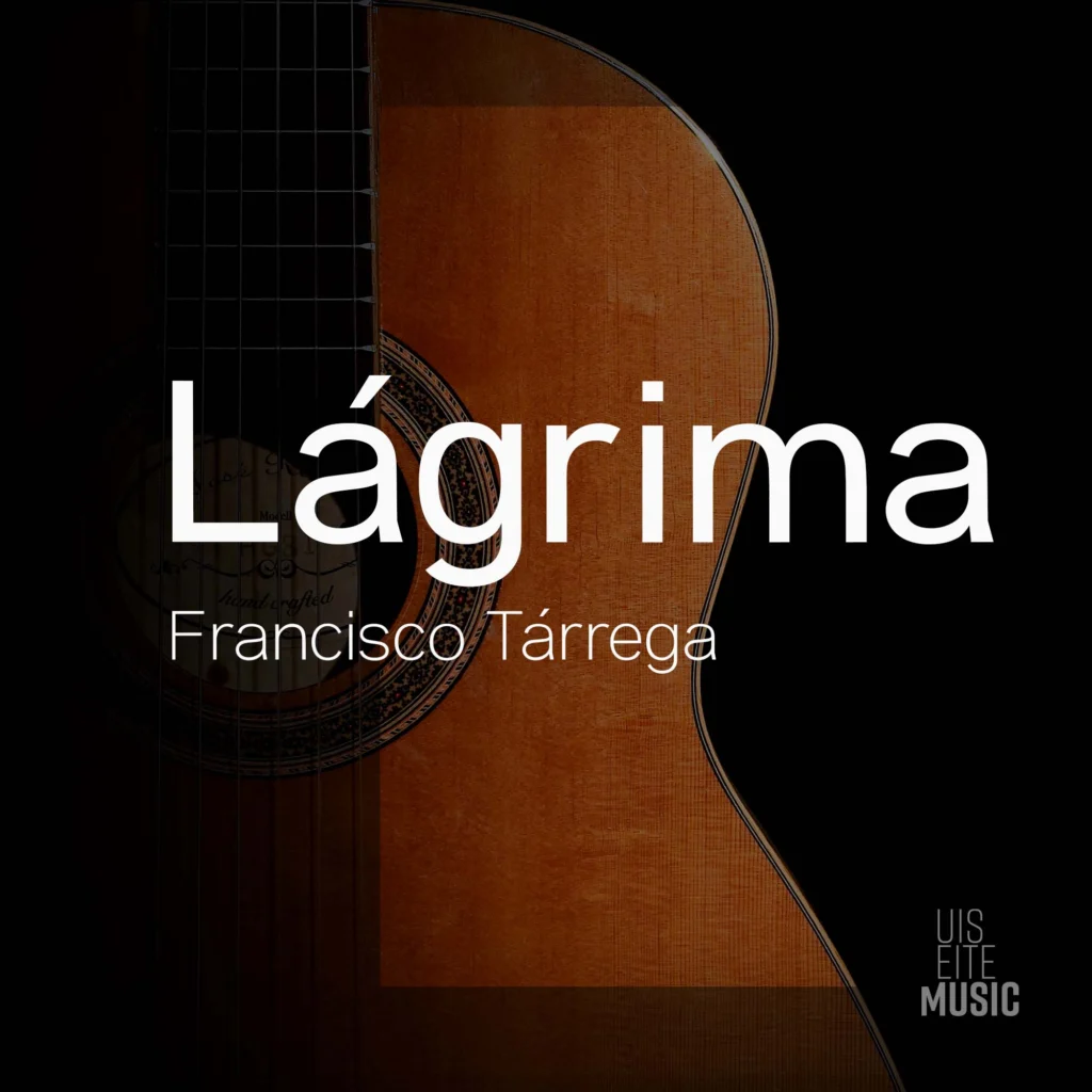 Lágrima, capa da partitura, edição Luis Leite
