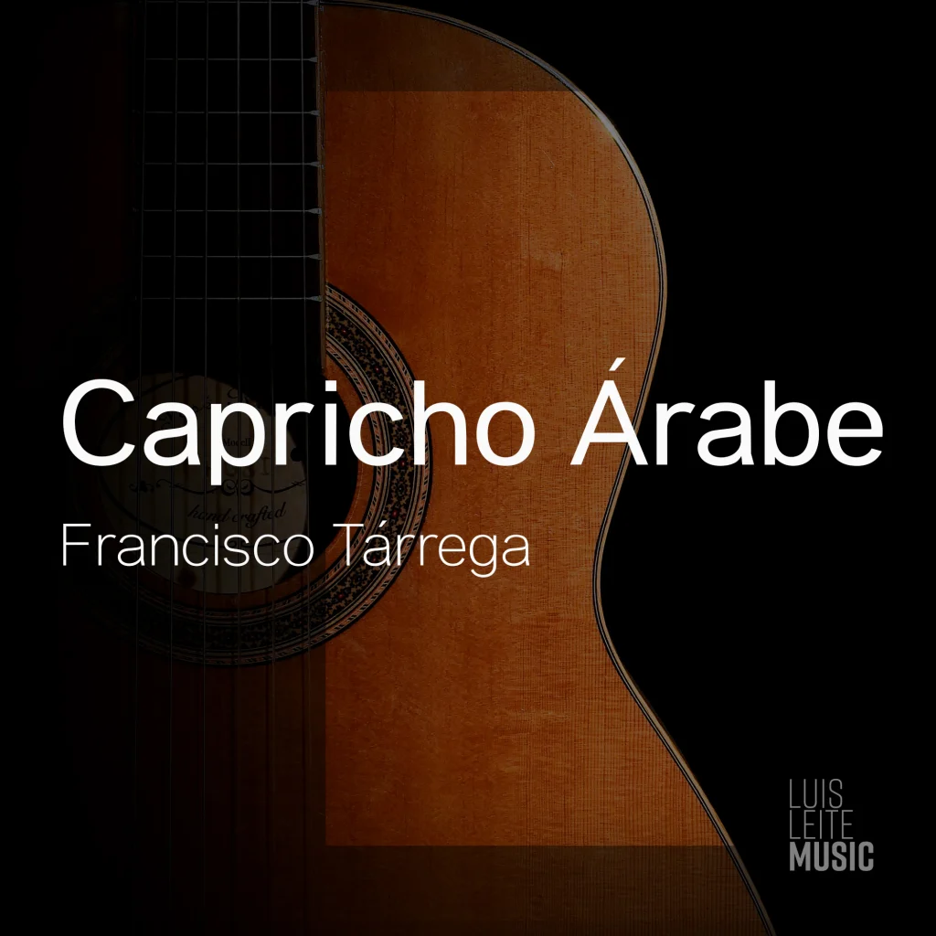 Capricho Árabe, capa da partitura, edição Luis Leite