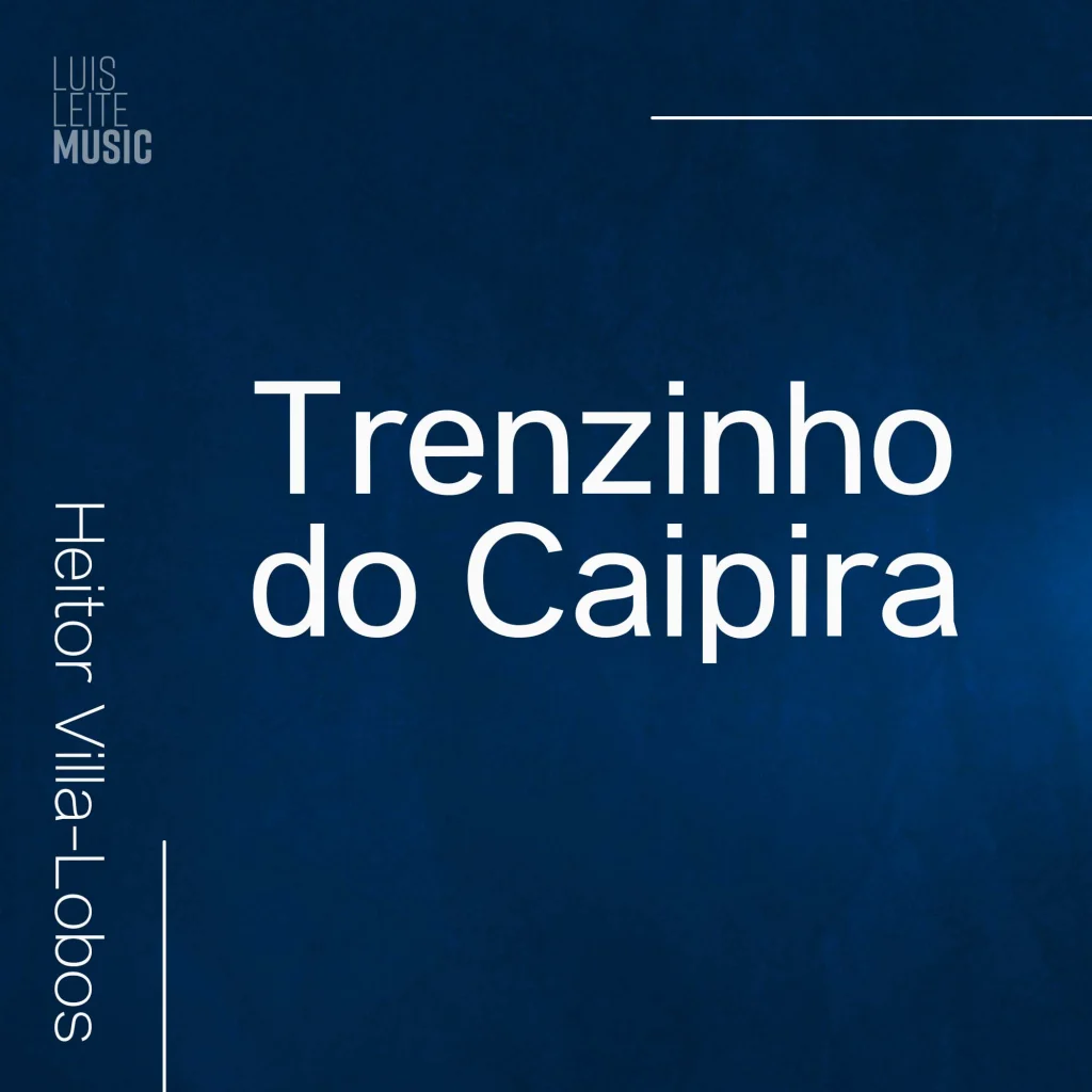 Trenzinho do Caipira, capa da partitura, edição Luis Leite