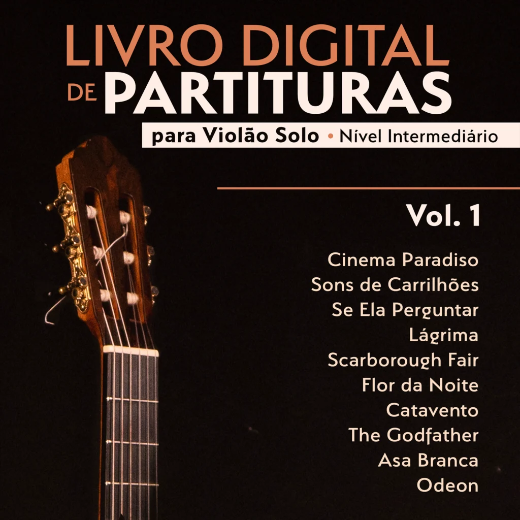Livro Digital de Partituras, capa da partitura, edição Luis Leite