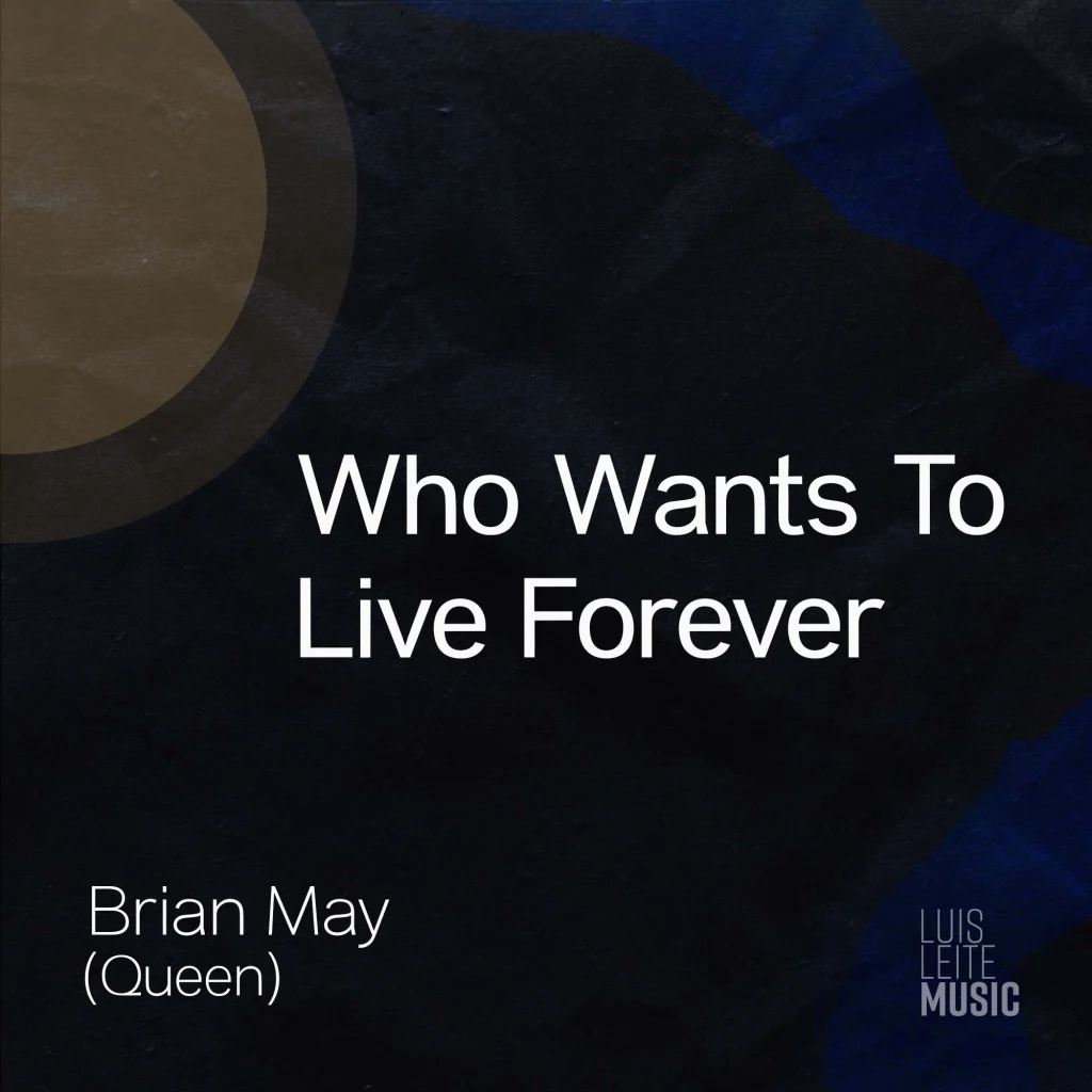 Who Wants To Live Forever, capa da partitura, edição Luis Leite