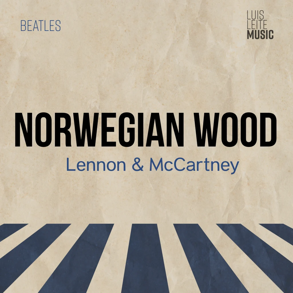 Norwegian Wood, capa da partitura, edição Luis Leite