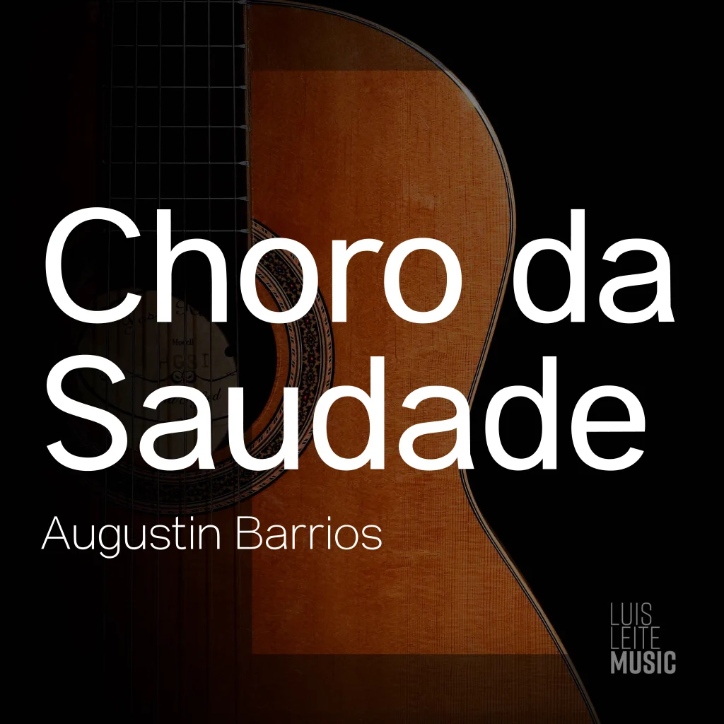 Choro da Saudade, capa da partitura, edição Luis Leite