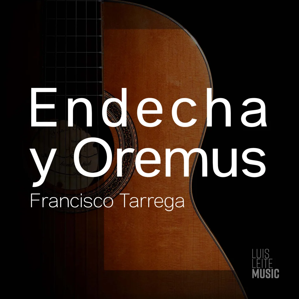 Endecha y Oremus, capa da partitura, edição Luis Leite
